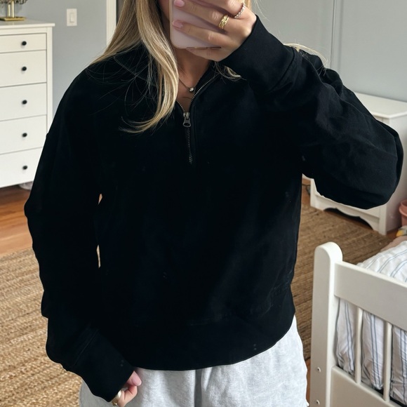 Talentless Quarter Zip Sweatshirt-black - Picture 1 of 4